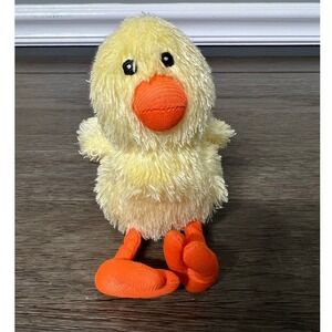 Animal Adventure Yellow Duck Plush Stuffed Animal Toy Easter Spring Decor